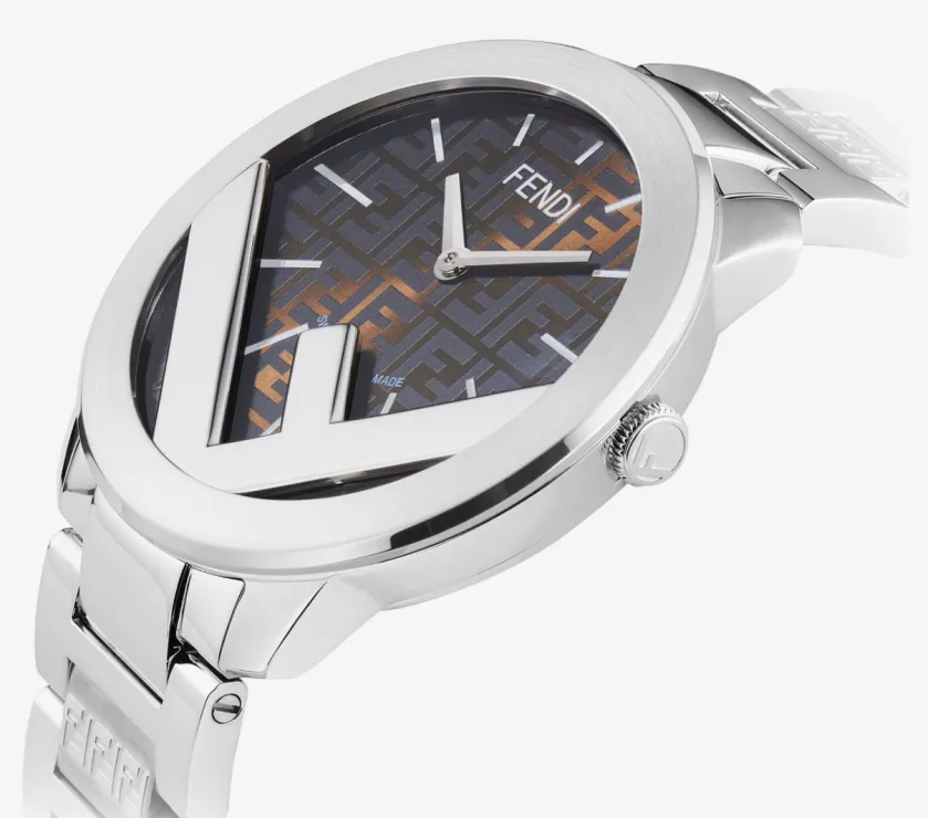 FENDI Round With F Logo FOW972A17IF0XKN Round Watch Men' 41MM