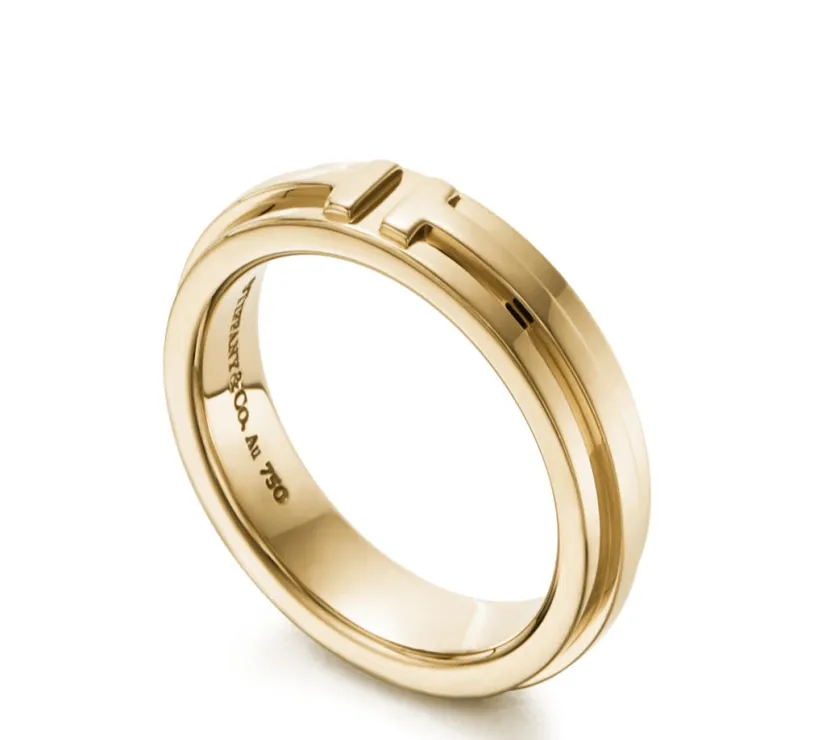 Tiffany T Narrow 36815655 Ring in Yellow Gold 4.5MM