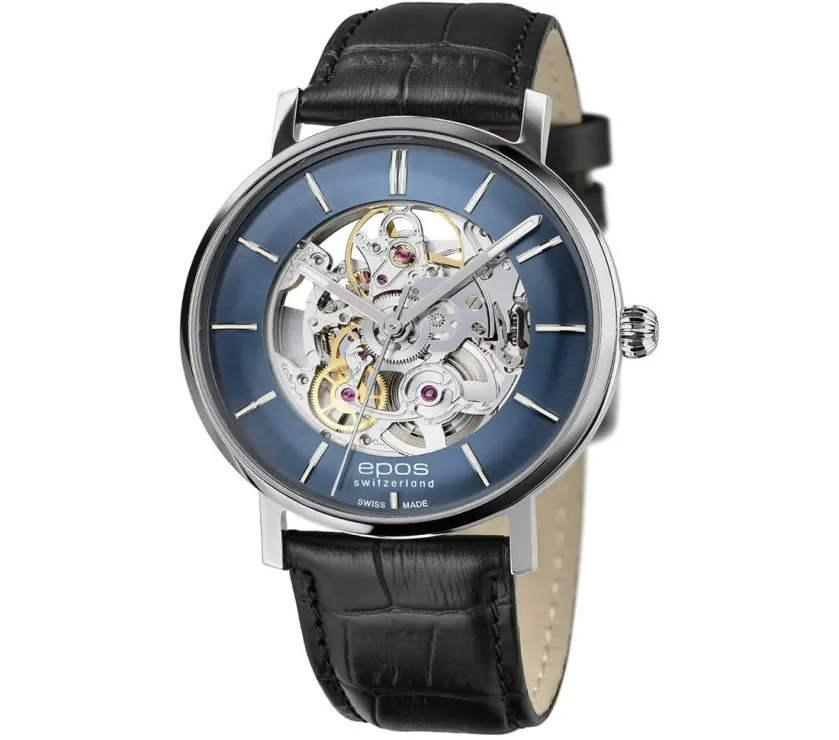 Epos Originale 3437 Automatic Watch BLUE DIAL Men' Watch