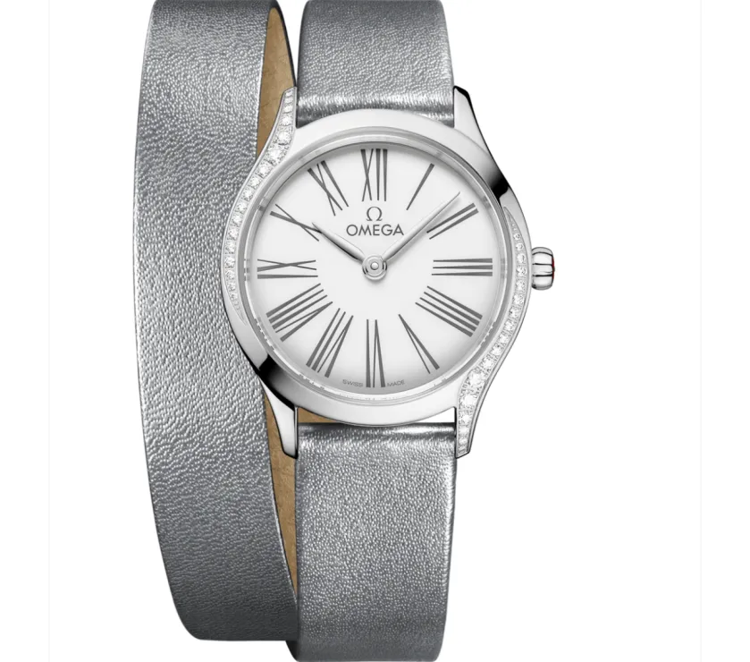 Omega De Ville Mini Tresor 428.17.26.60.04.006 Diamond Quartz Watch