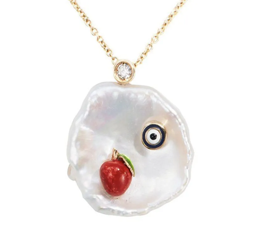 Of Rare Origin Apple Of My Eye Pendant  by MRJ