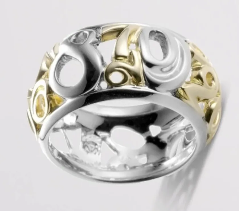 Franck Muller Talisman Small Ring in 18k Yellow and White Gold