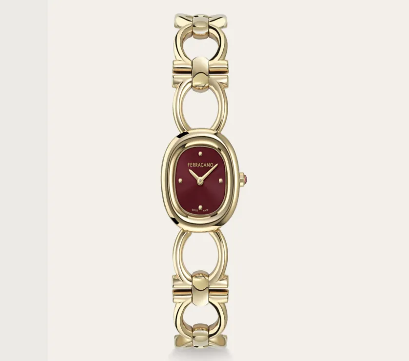 Salvatore Ferragamo Double Gancini Quartz Watch