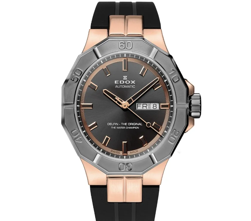 EDOX DELFIN THE ORIGINAL DAY-DATE AUTOMATIC