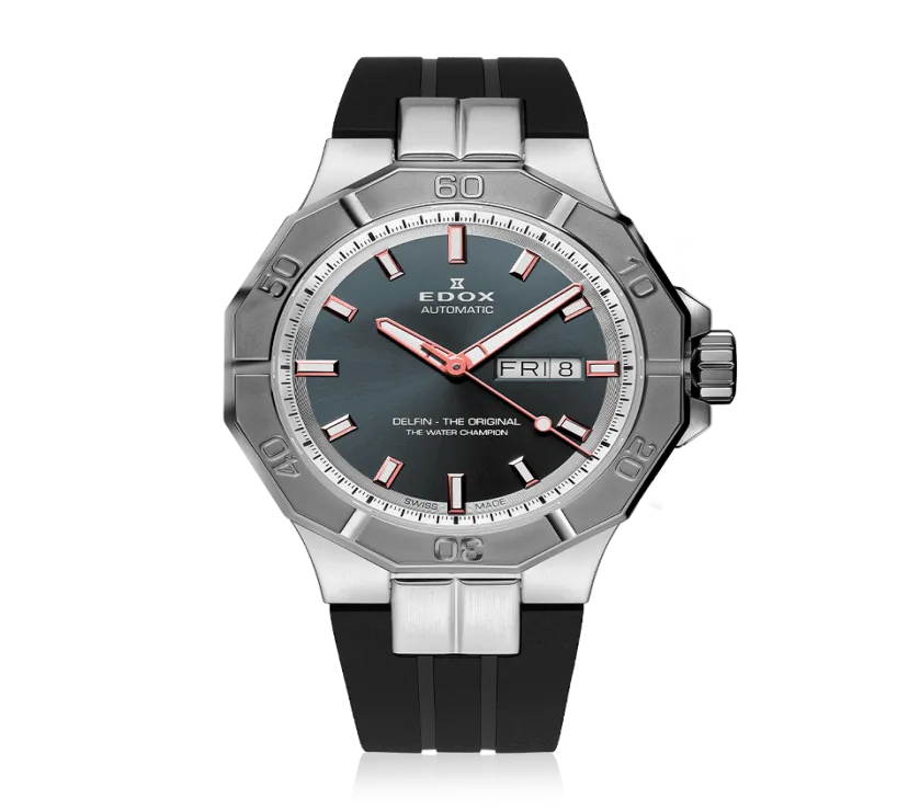 EDOX DELFIN THE ORIGINAL DAY-DATE AUTOMATIC 43MM