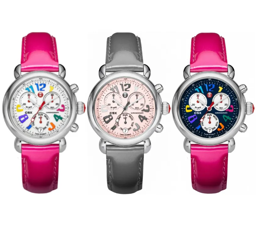 Michele Urban Chrono 71 630 St. Steel Quartz Women Switzerland