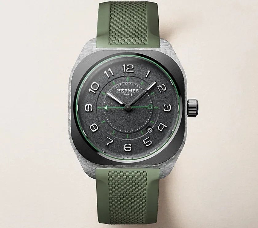 Hermes H08 Titanium watch Large model 36MM