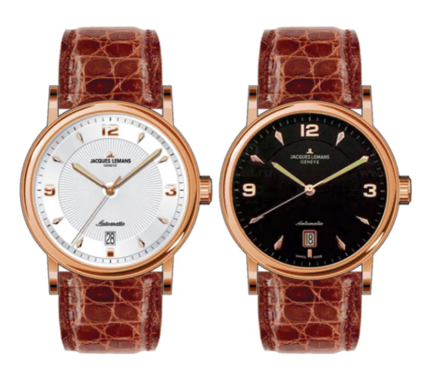 Jacques Lemans Classic Rose Gold Plated JLE G138 Automatic Mens Watch
