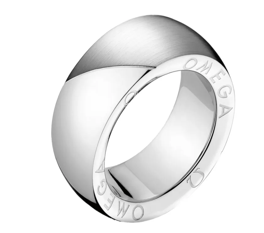 Omega Mania Stainless Steel Ring